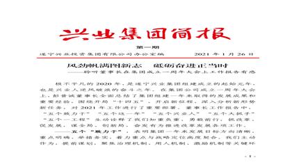 集團(tuán)簡(jiǎn)報(bào)（2021年第一期）